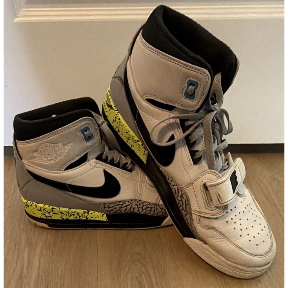Just Don x Air Jordan Jordan Legacy 312 White Black Volt AQ4160-107 10.5